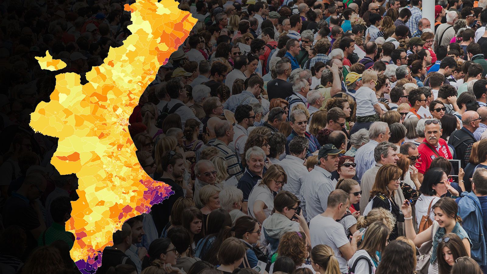 El cens valencià és el que més ha crescut en l'últim any a Espanya