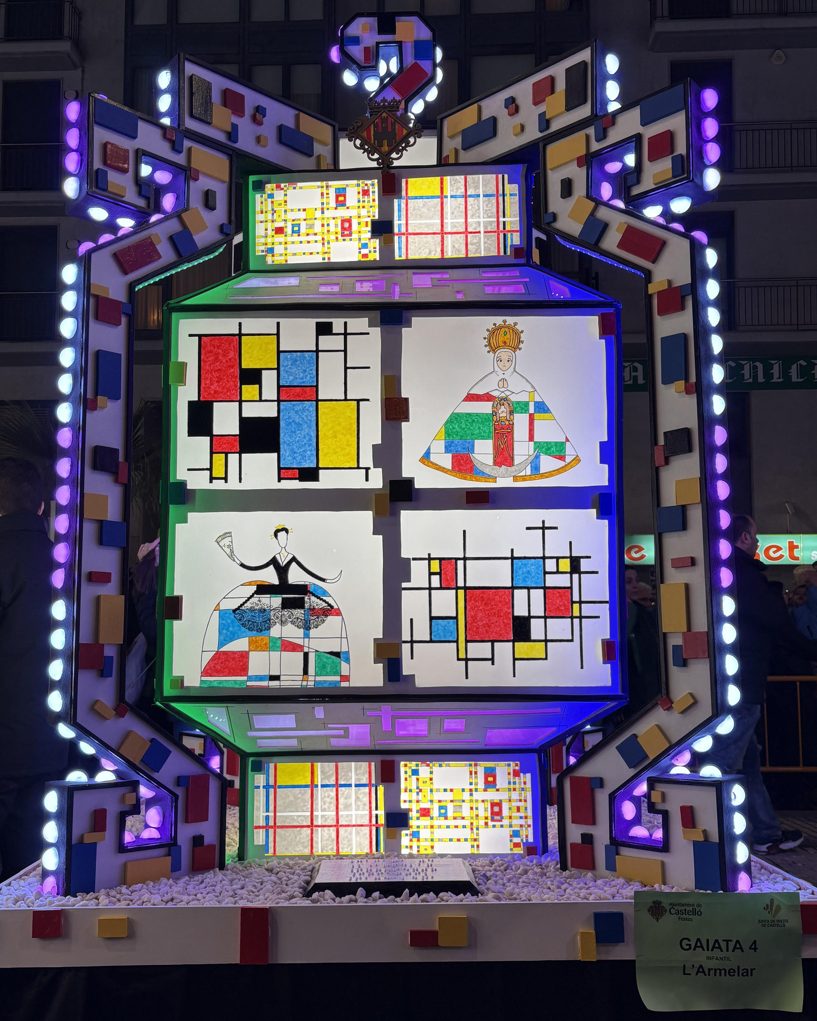 Gaiata infantil número 4, L'Armelar, guanyadora del segon premi de La Colla en les festes de la Magdalena de 2025