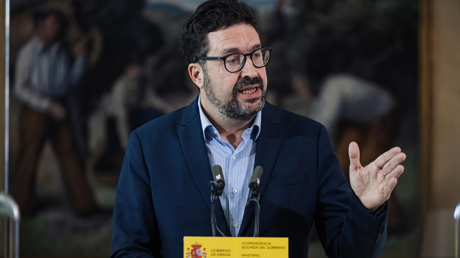 El secretari d'Estat de Treball, Joaquín Pérez Rey