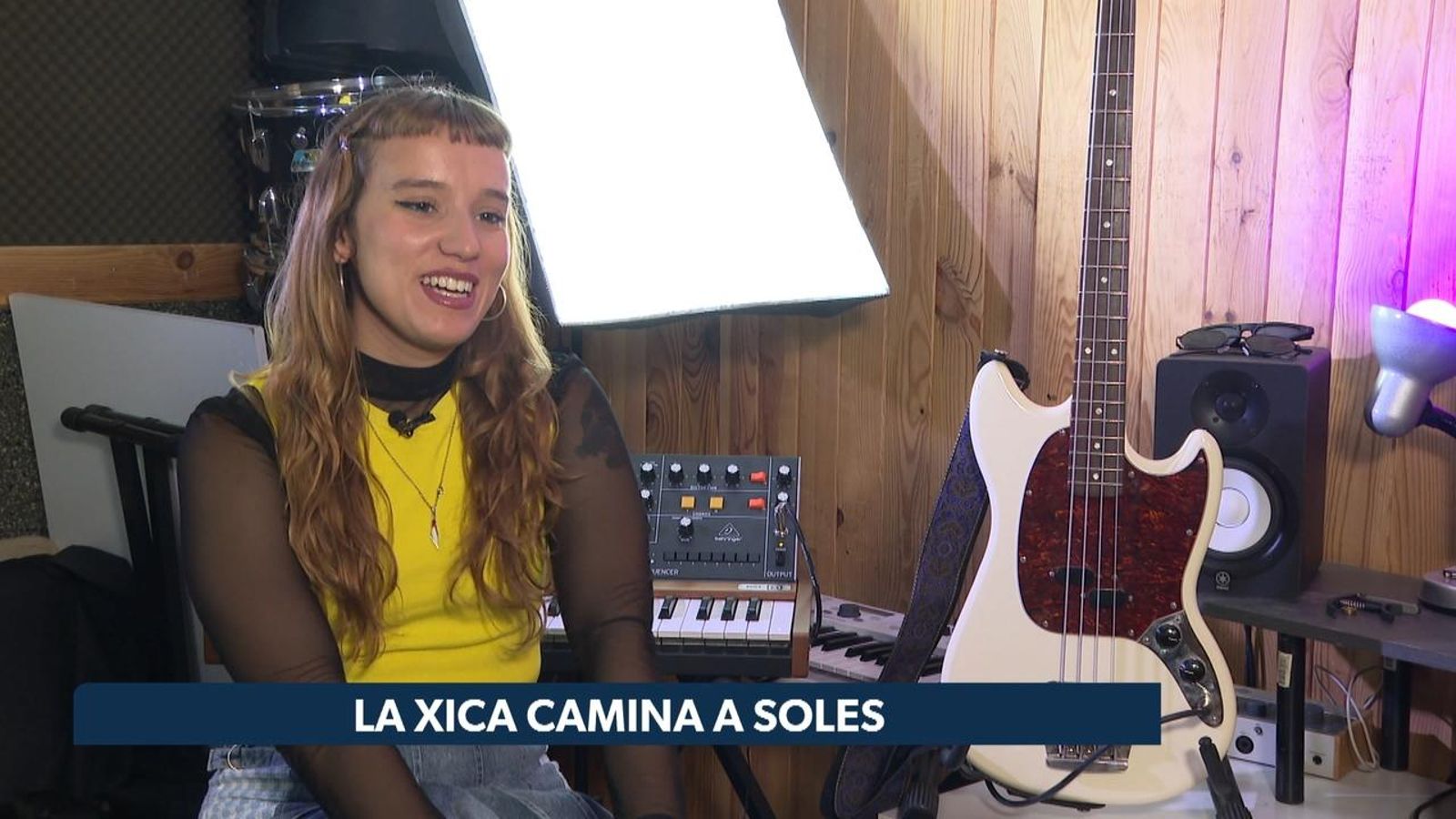 La Xica camina a soles
