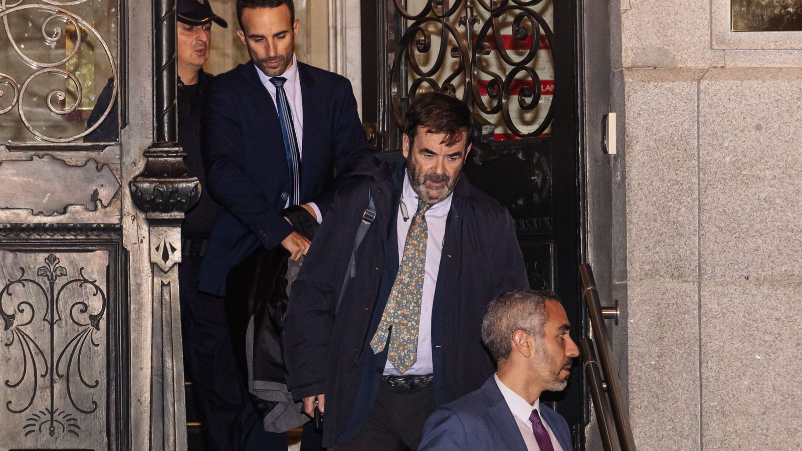 El president suplent del CGPJ, Vicente Guilarte, ix del ple extraordinari del 6 de novembre
