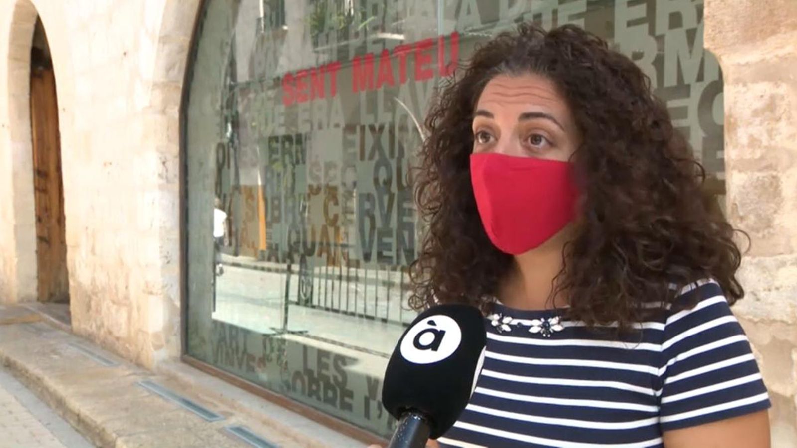 L'alcaldesa de Sant Mateu, Ana Besalduch