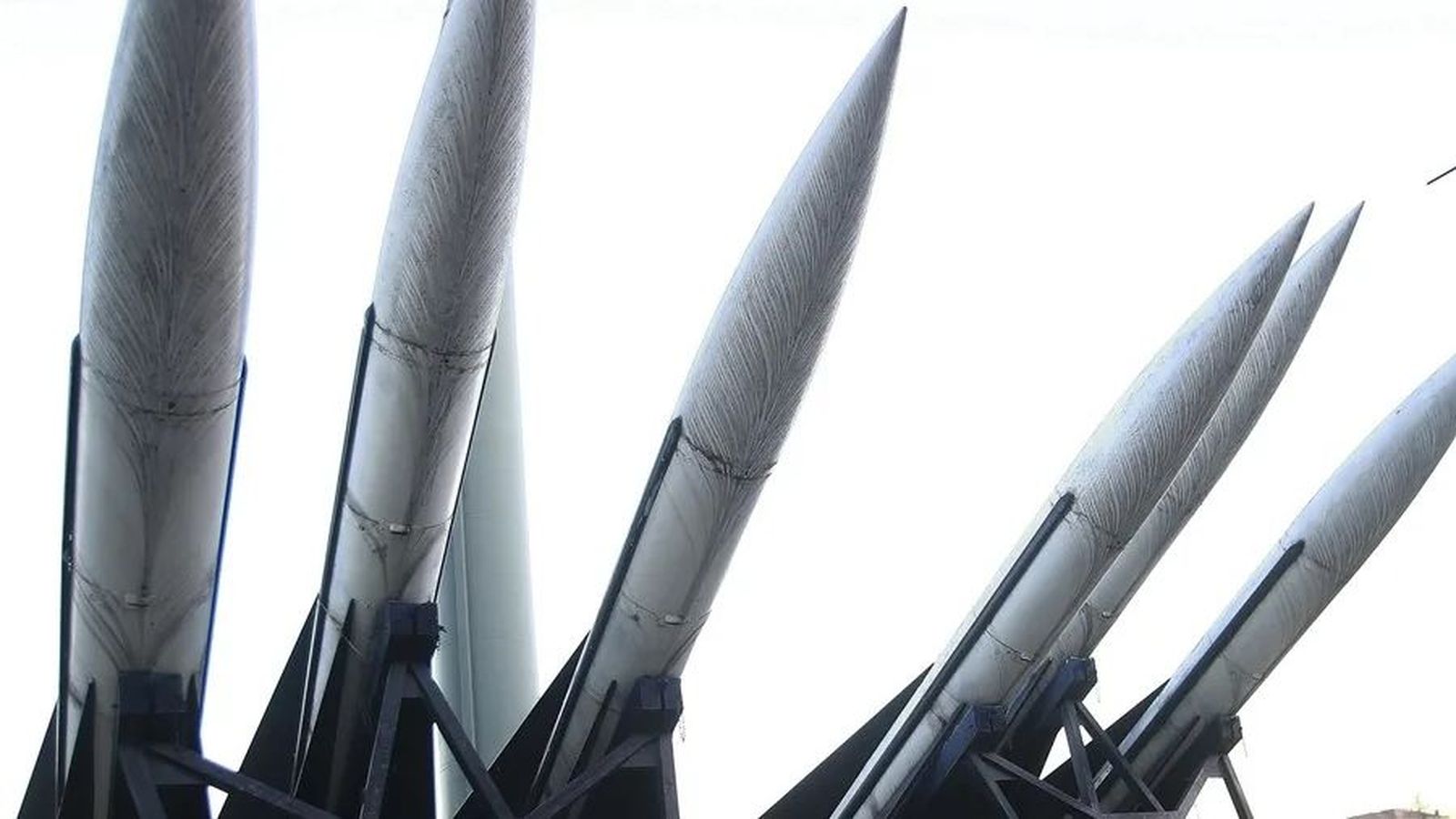 Fotografia d'arxiu d'un grup de míssils balístics nord-coreà