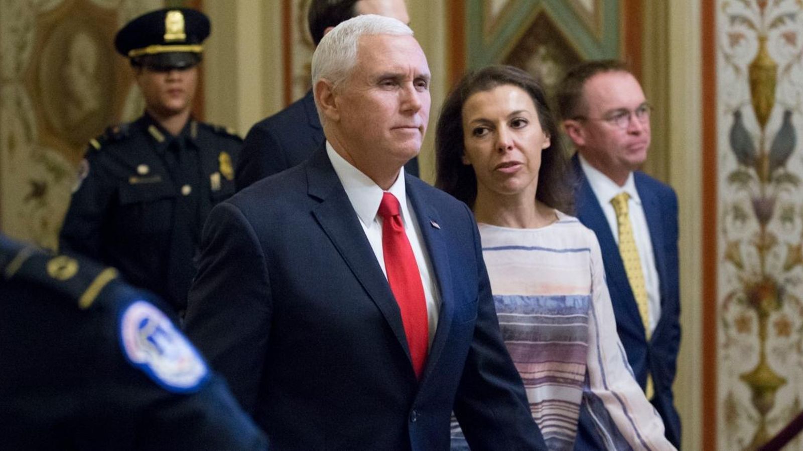 El vicepresident del govern dels EUA, Mike Pence El vicepresident del govern dels EUA, Mike Pence