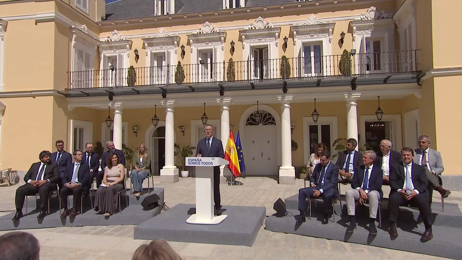 Feijóo reuneux els seus barons a Madrid