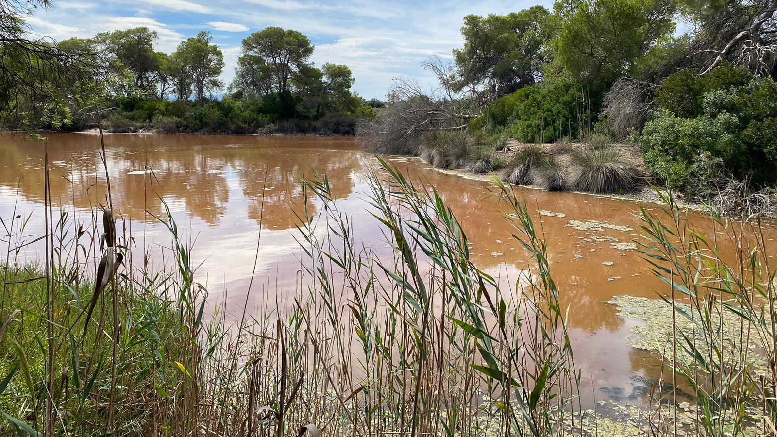 Imatge del Racó de l'Olla després de recuperar el seu color habitual