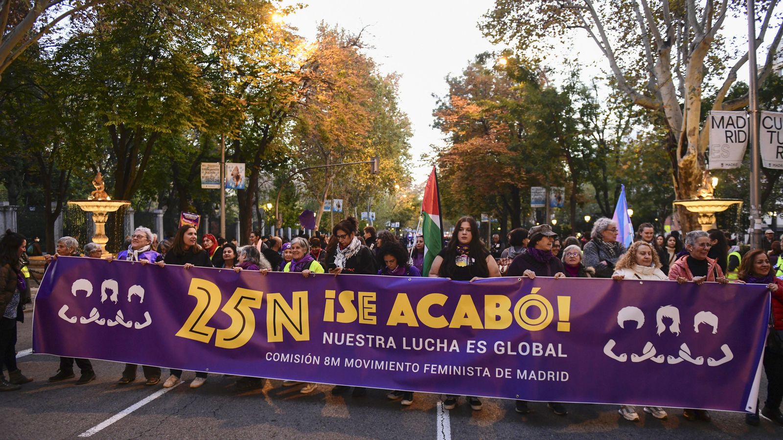 Manifestació convocada por la Comissió 8M a Madrid