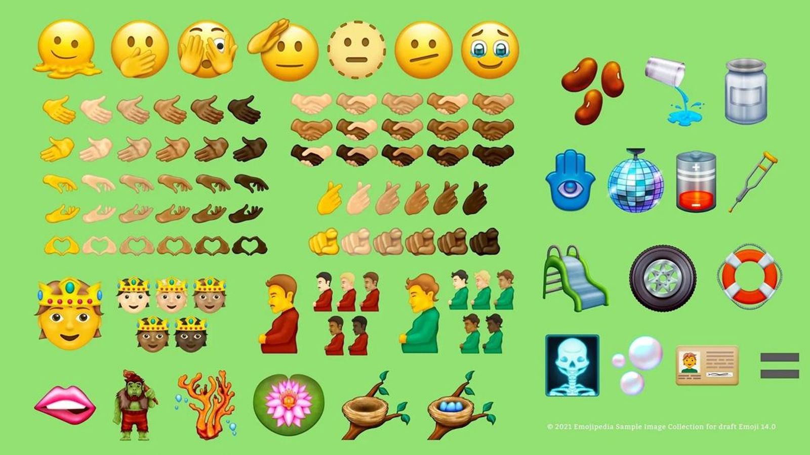 Nova col·lecció d'emojis 2021