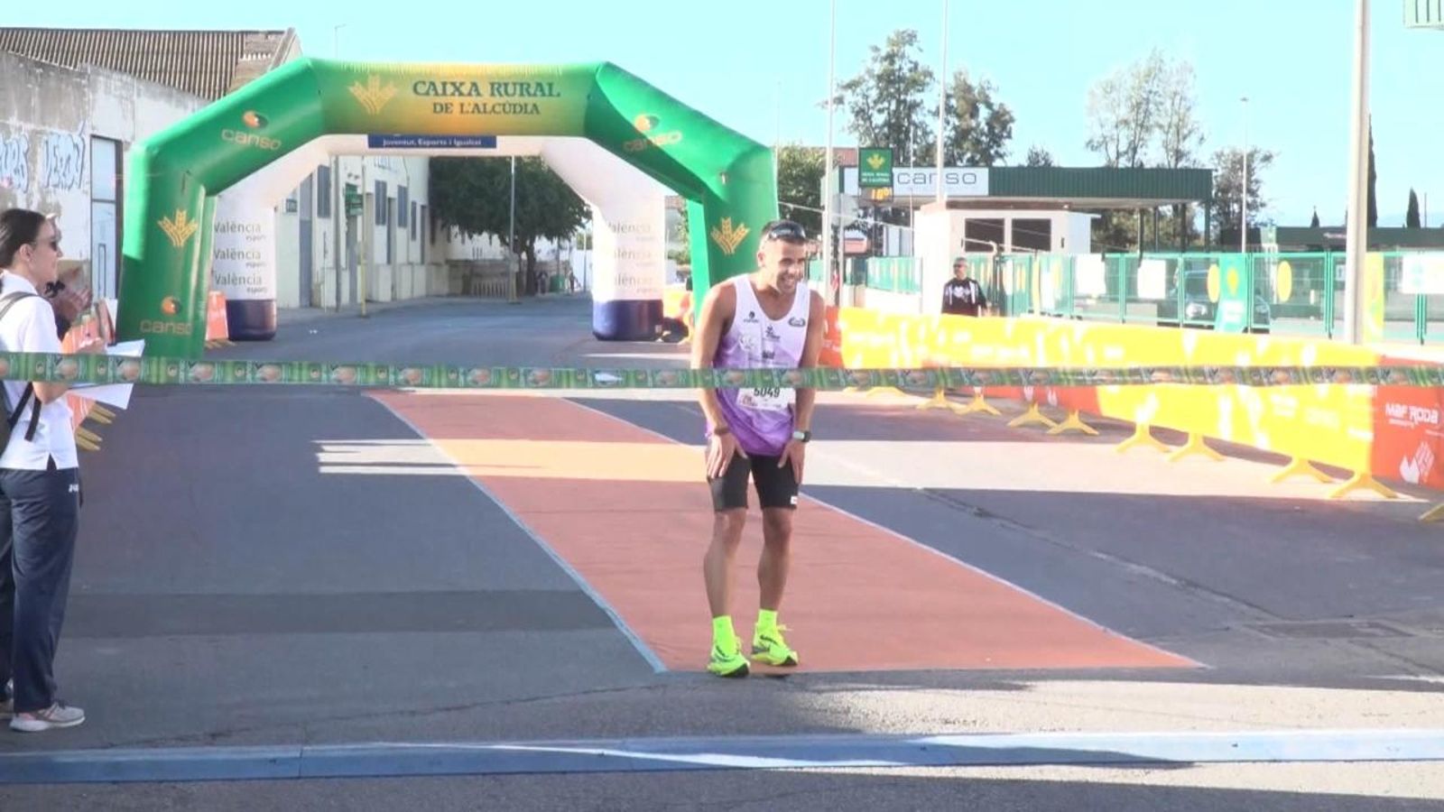 Luis Agustín Escriche explica per què es va parar en la meta