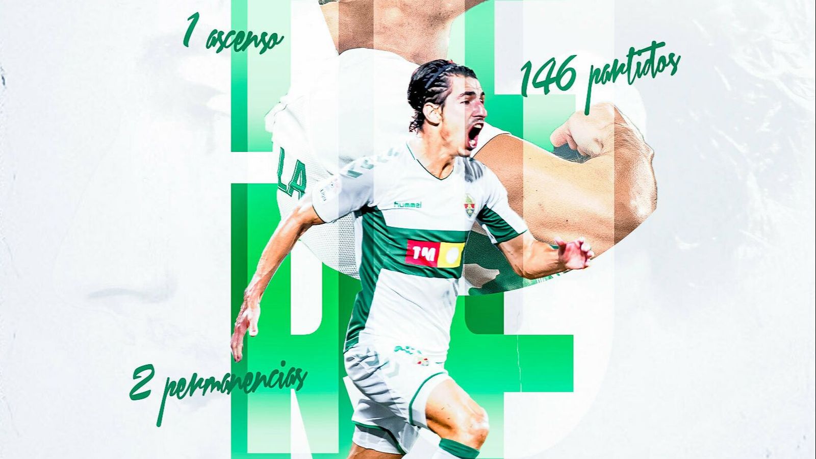 Pere milla, amb la camiseta franjaverda