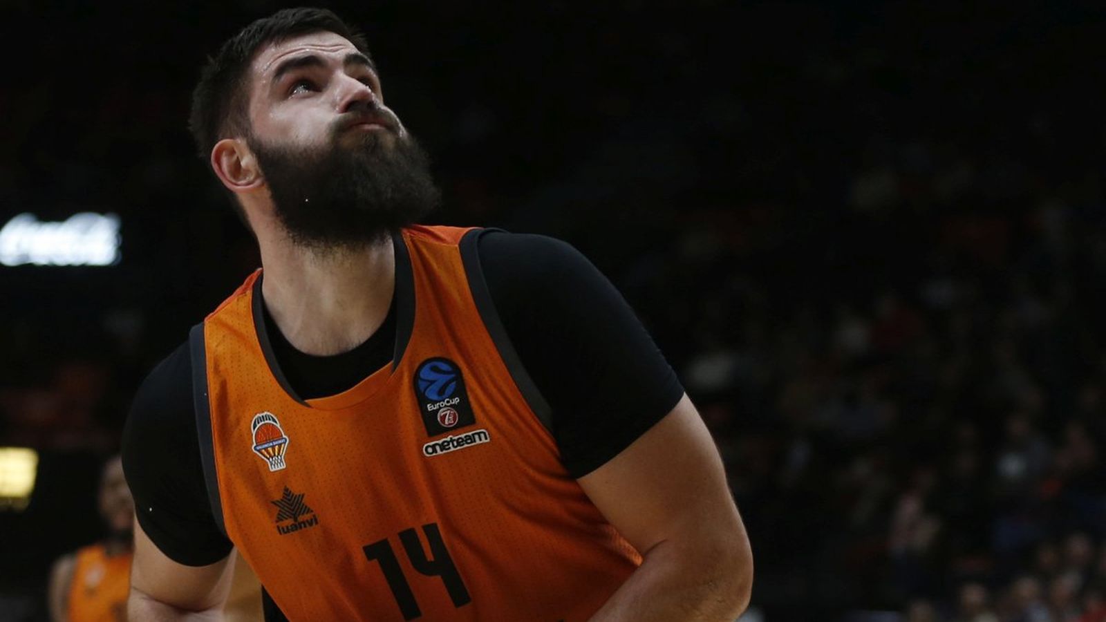 Dubljevic durant un partit d'Eurocup