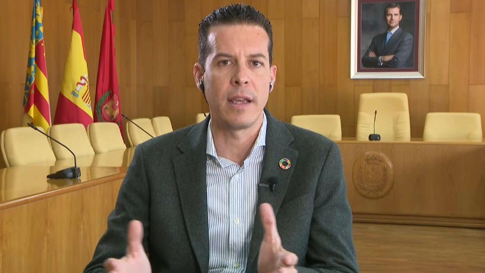 Imatge d'arxiu de Rubén Alfaro, president de la FVMP