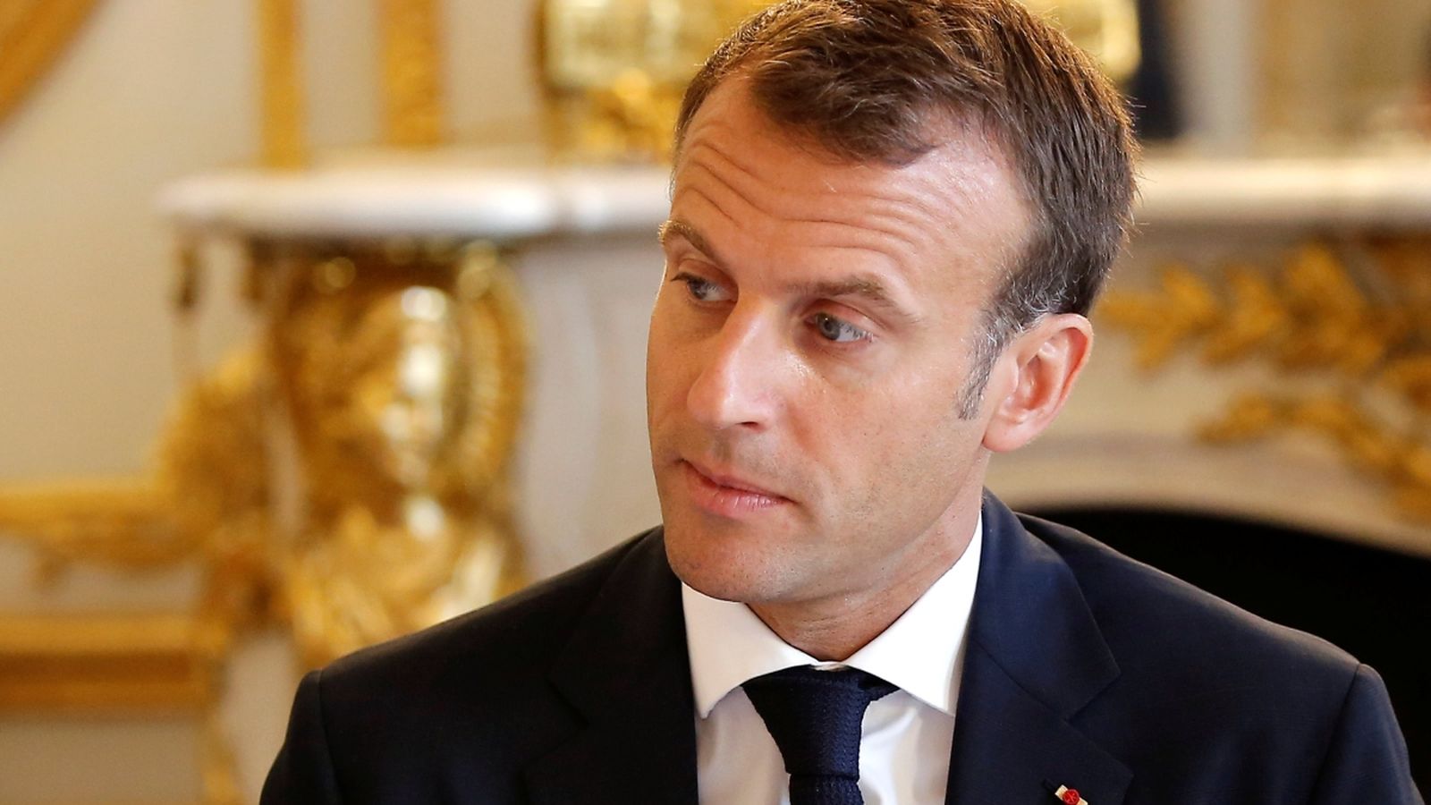 El president francés, Emmanuel Macron, durant l'última reunió de gabinet a París, el passat 3 d'agost de 2018
