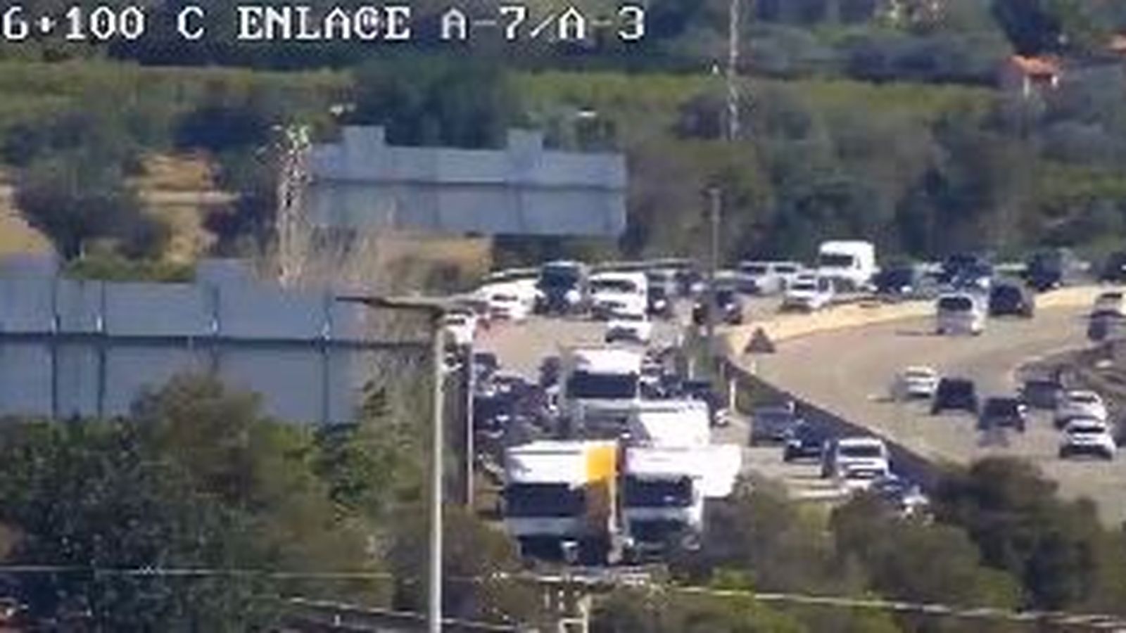 A-7 a Loriguilla, sentit Alacant