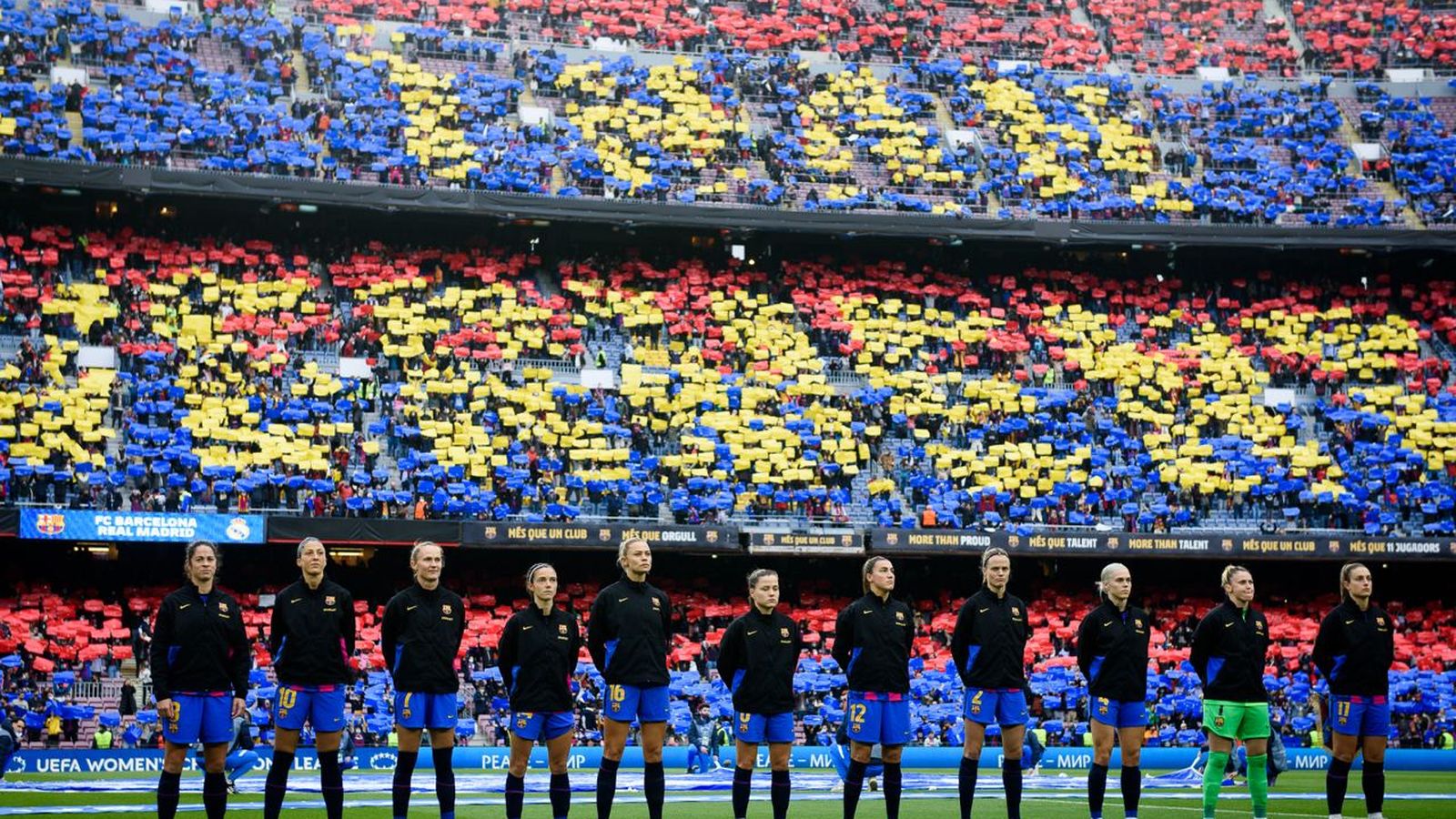 91.553 espectadors al Camp Nou en una jornada històrica per al futbol femení