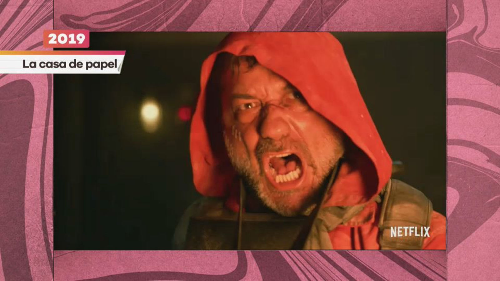 Un moment de la seua actuació com a Arturito en 'La casa de papel'