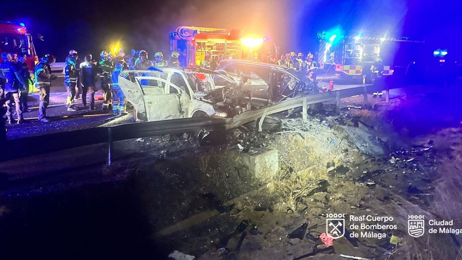 Una imatge del lloc de sinistre, este dijous