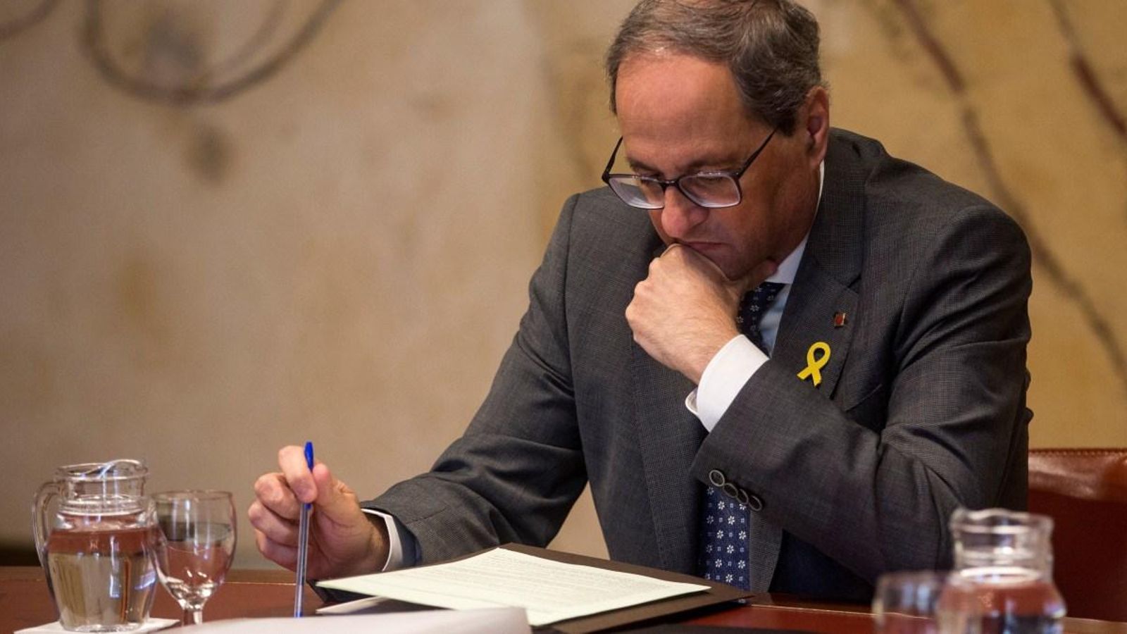 El president de la Generalitat de Catalunya, Quim Torra
