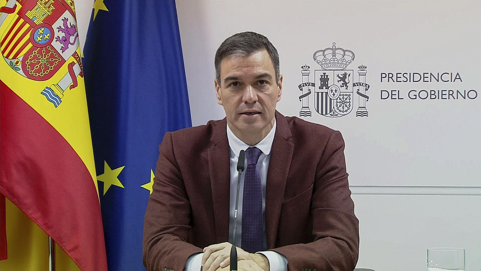 Sánchez manté una videoconferència amb les unitats espanyoles en missions humanitàries i de pau en l'exterior