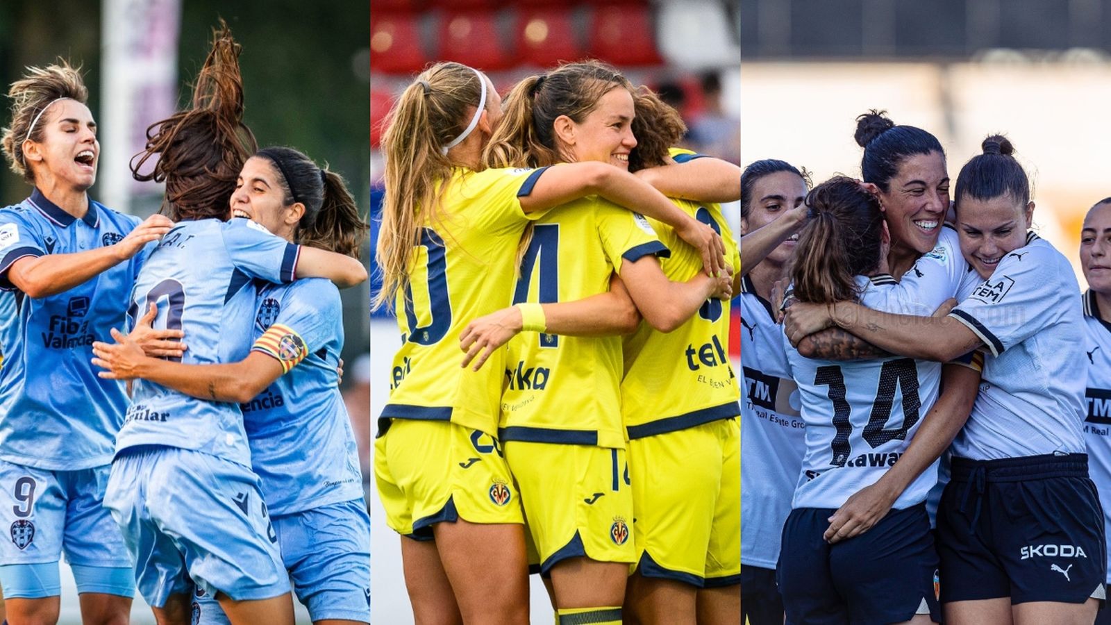 Imatge del Llevant, Vila-real i València femenins