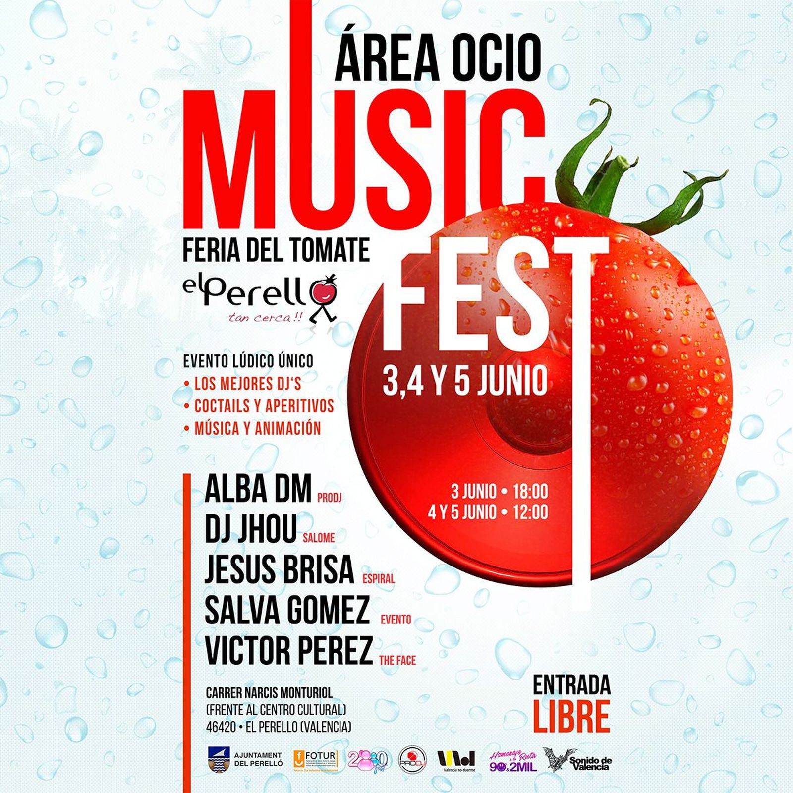 Cartell del Music Fest de la Festa de la Tomaca