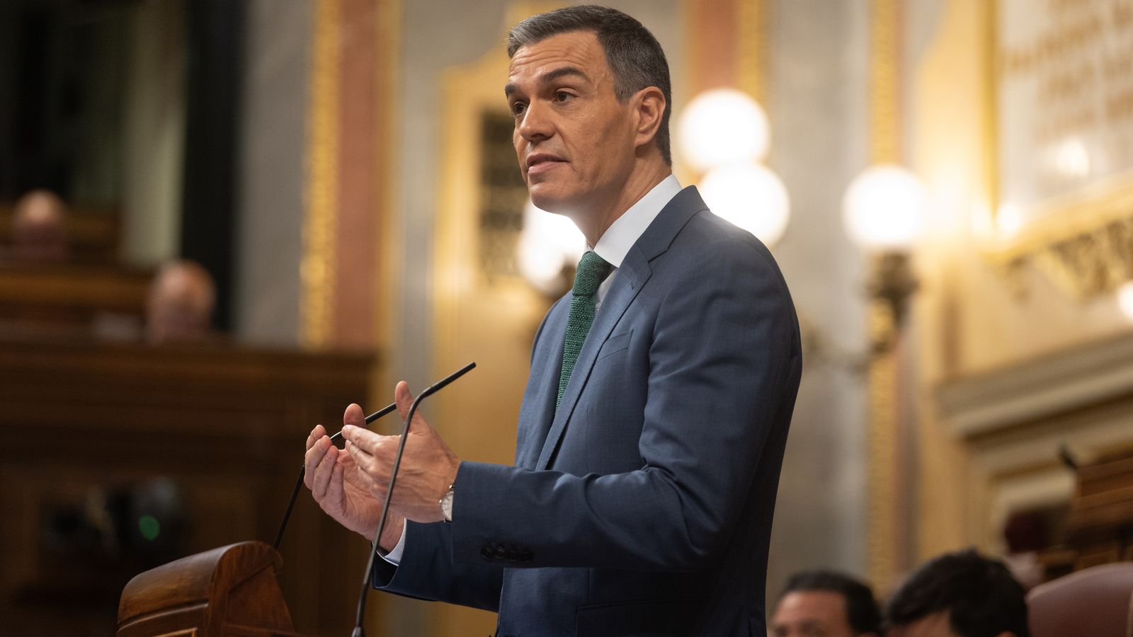 El president del govern, Pedro Sánchez, este dimecres al Congrés
