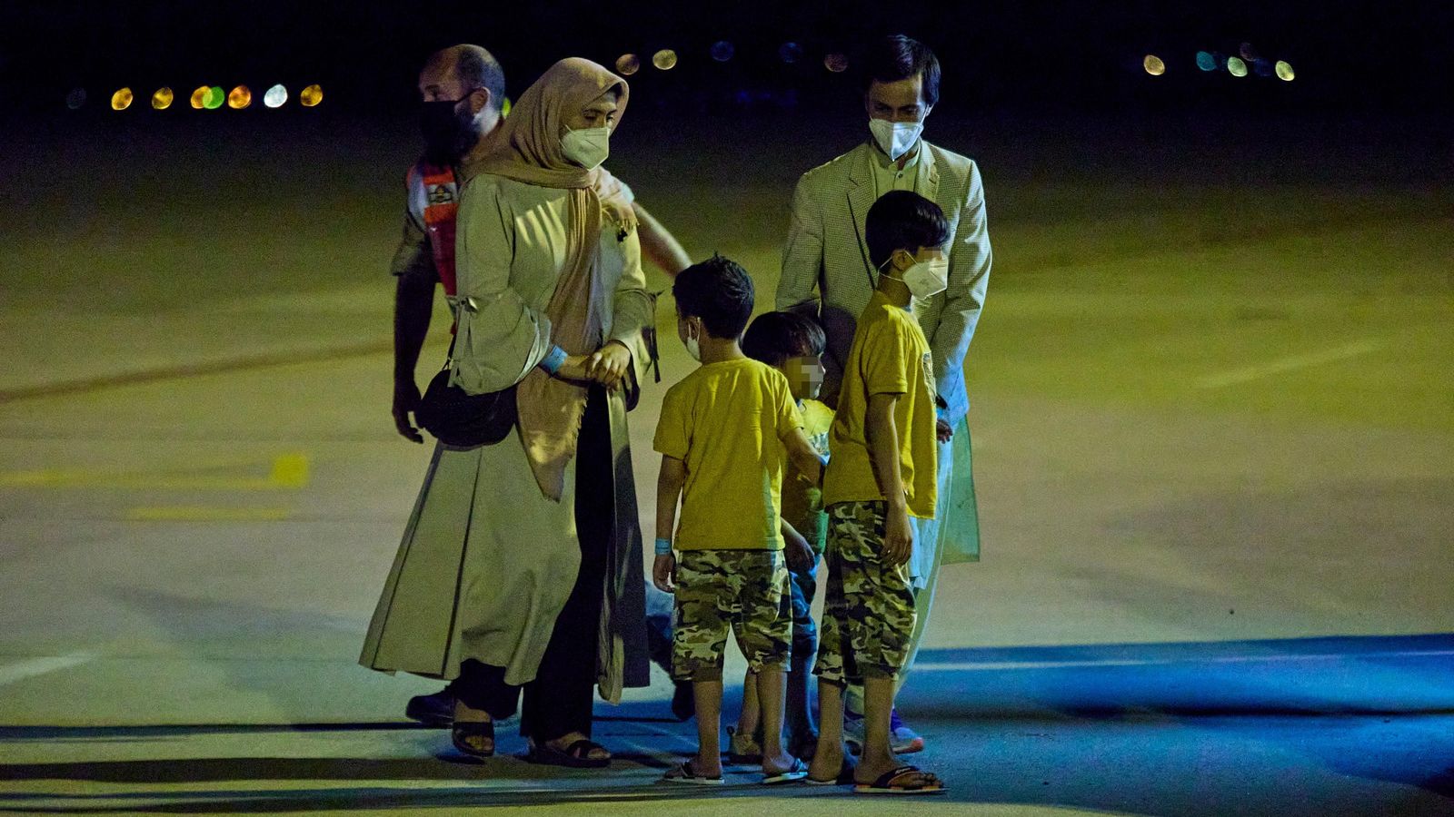 Un grup de repatriats a Torrejón
