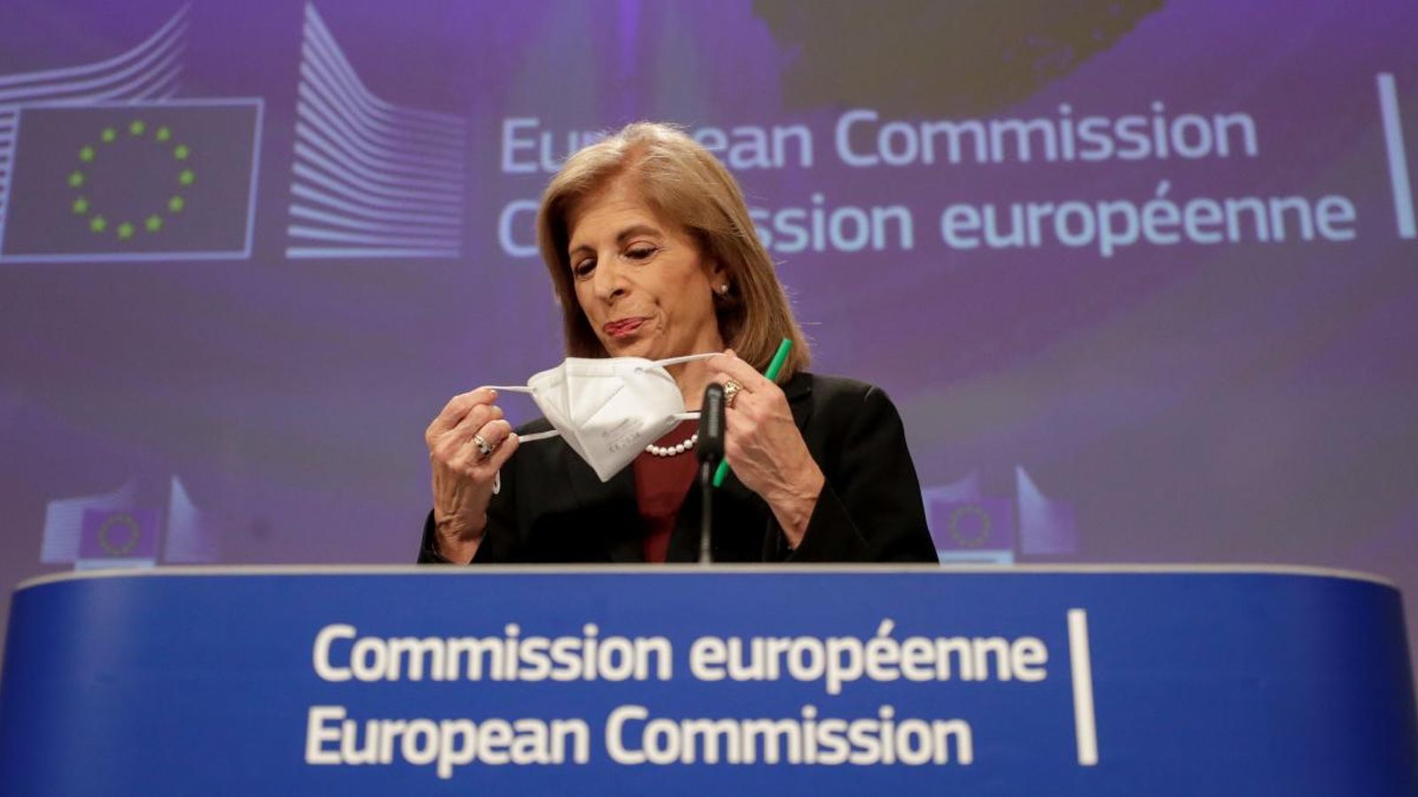 Stella Kyriakides, la comissària europea de Sanitat Stella Kyriakides, la comissària europea de Sanitat