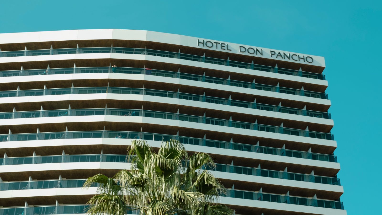 Façana de l'hotel de Benidorm