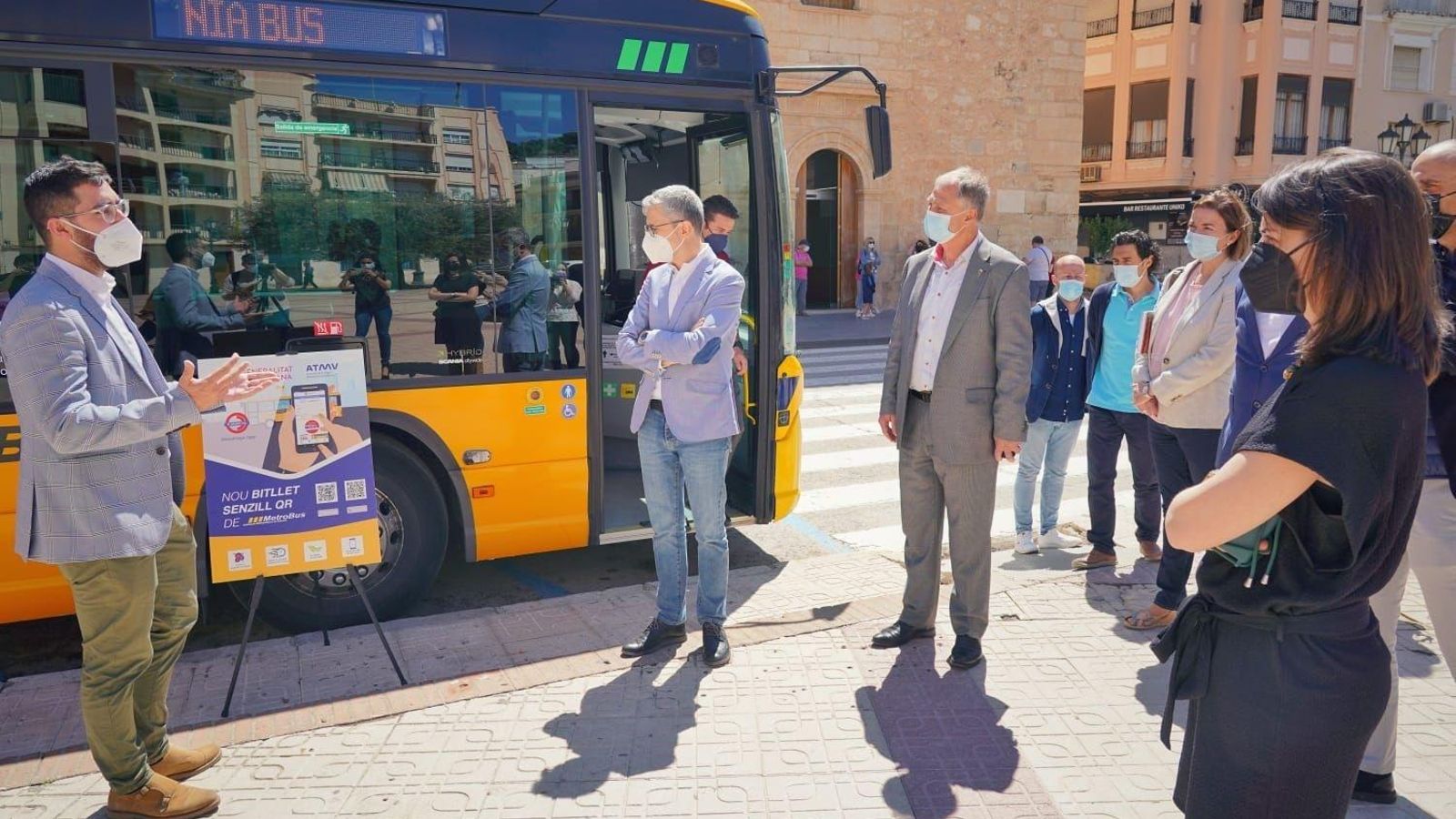 Presentació del nou bitllet senzill QR