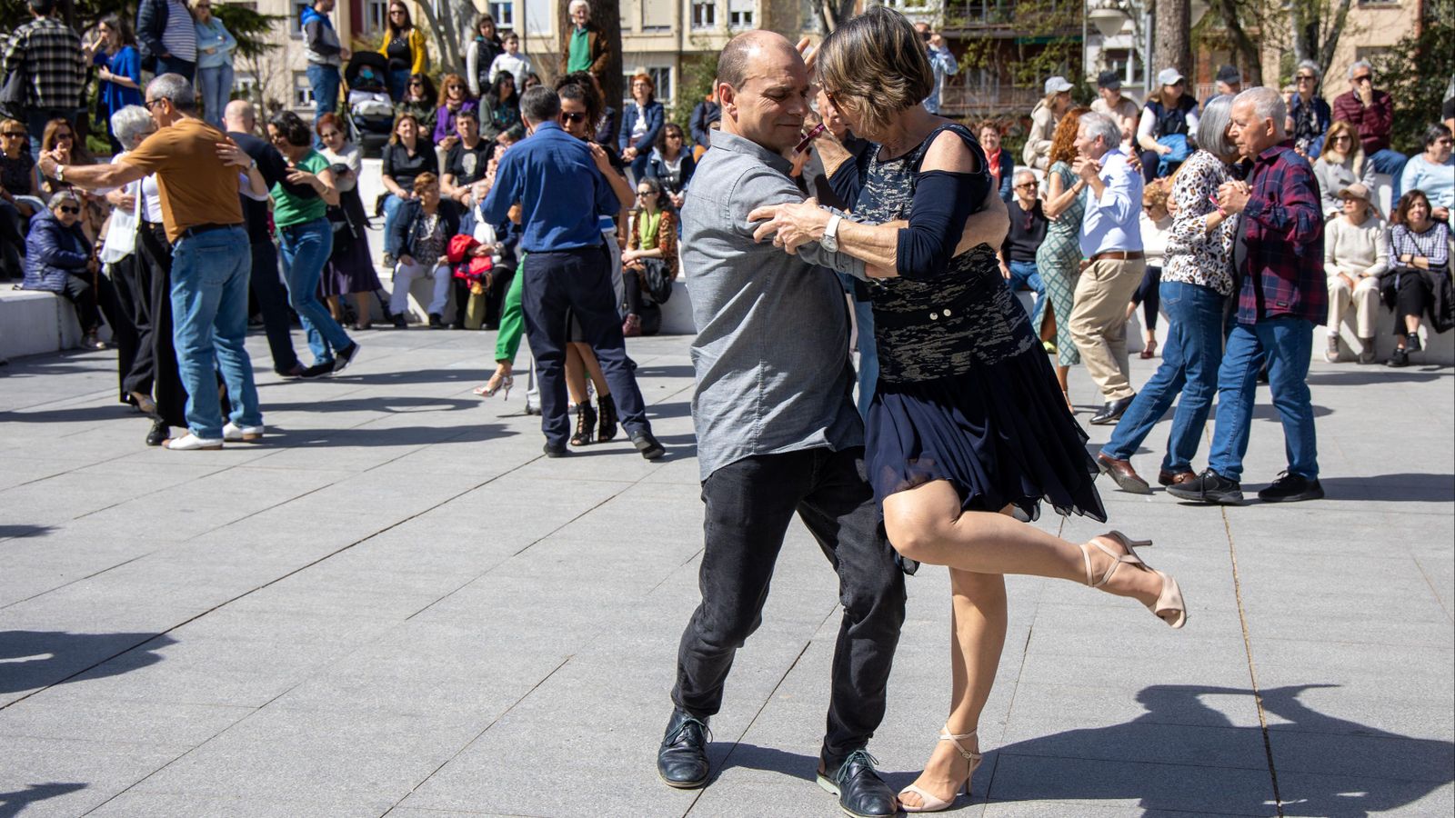 Imatge d'arxiu d'una parella ballant un tango