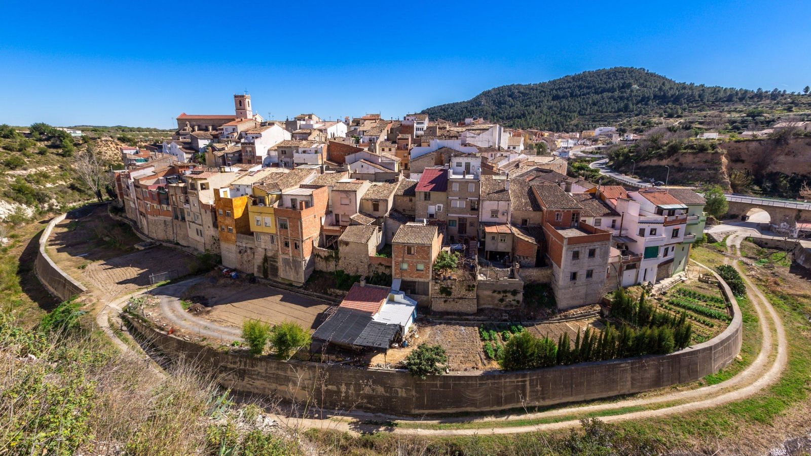 Imatge aèria de Bicorb