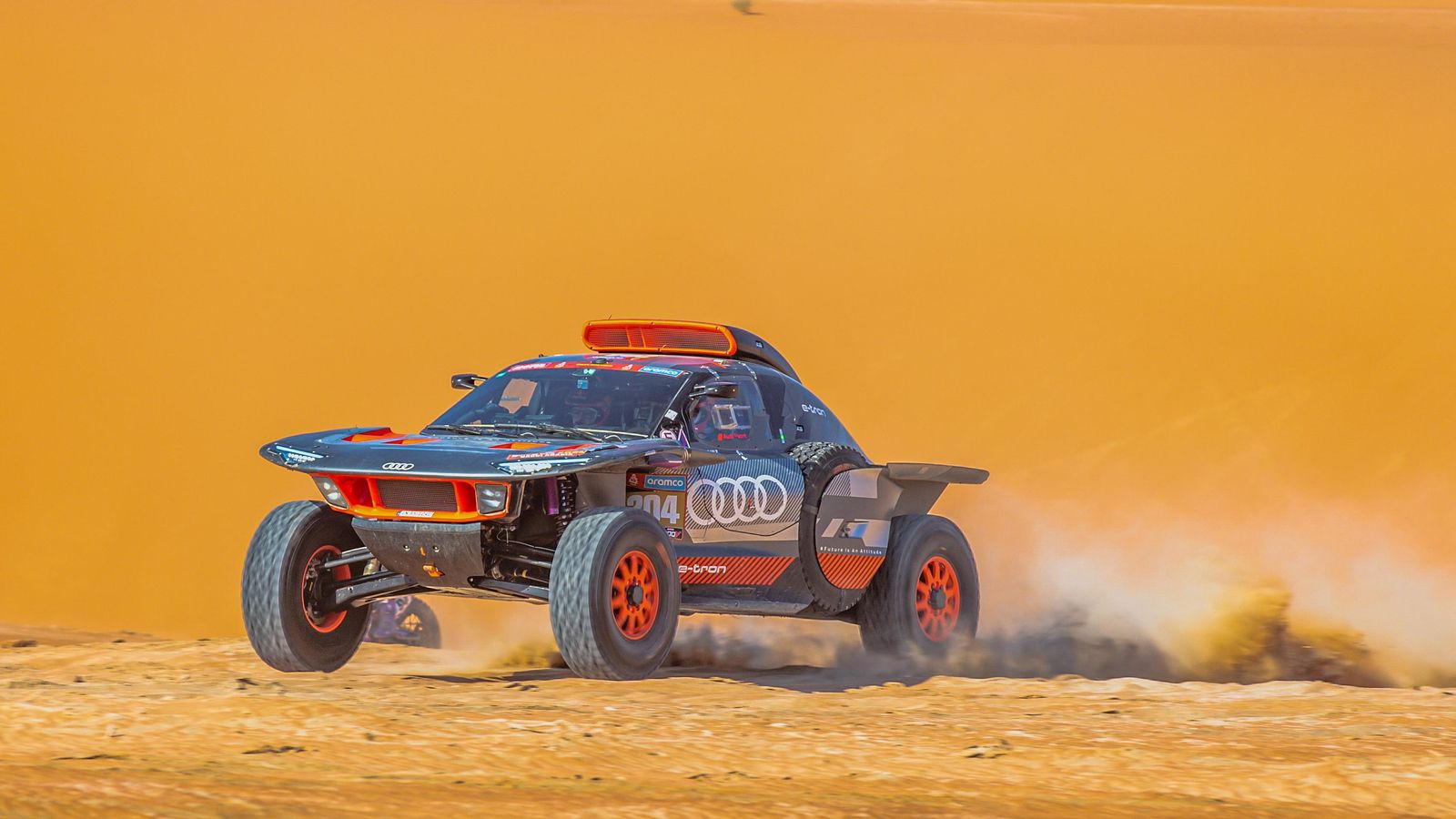El madrileny Carlos Sainz en una etapa del Dakar