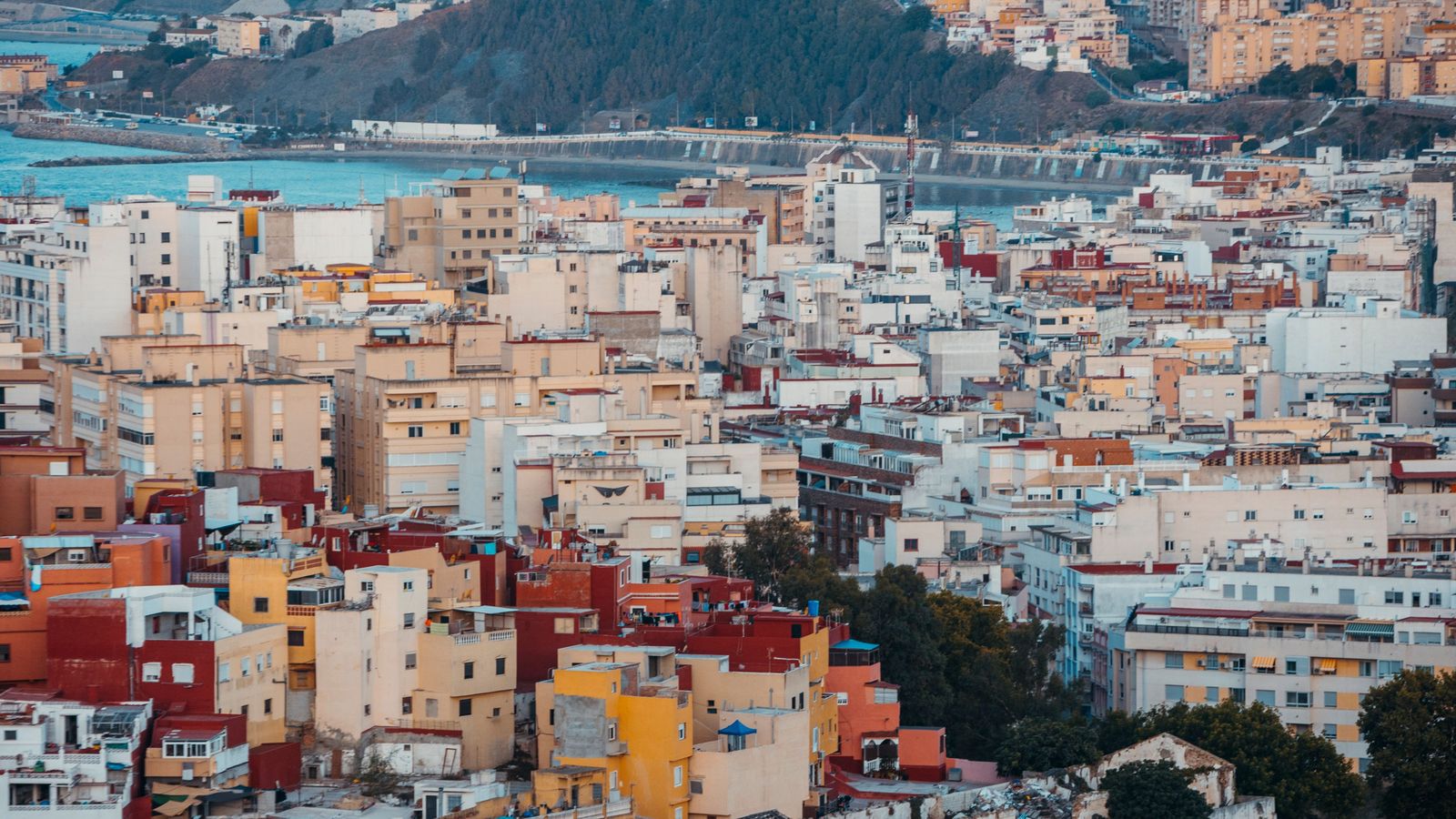 Vista panoràmica de Ceuta