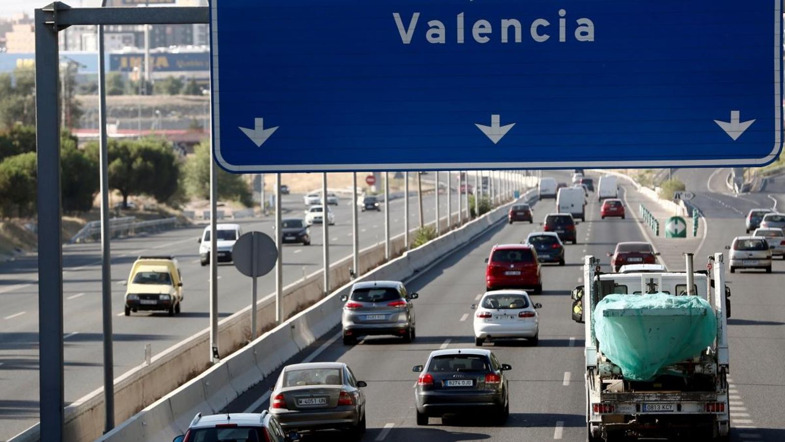 Imatge d'arxiu de les carreteres valencianes durant el pont Imatge d'arxiu de les carreteres valencianes durant el pont