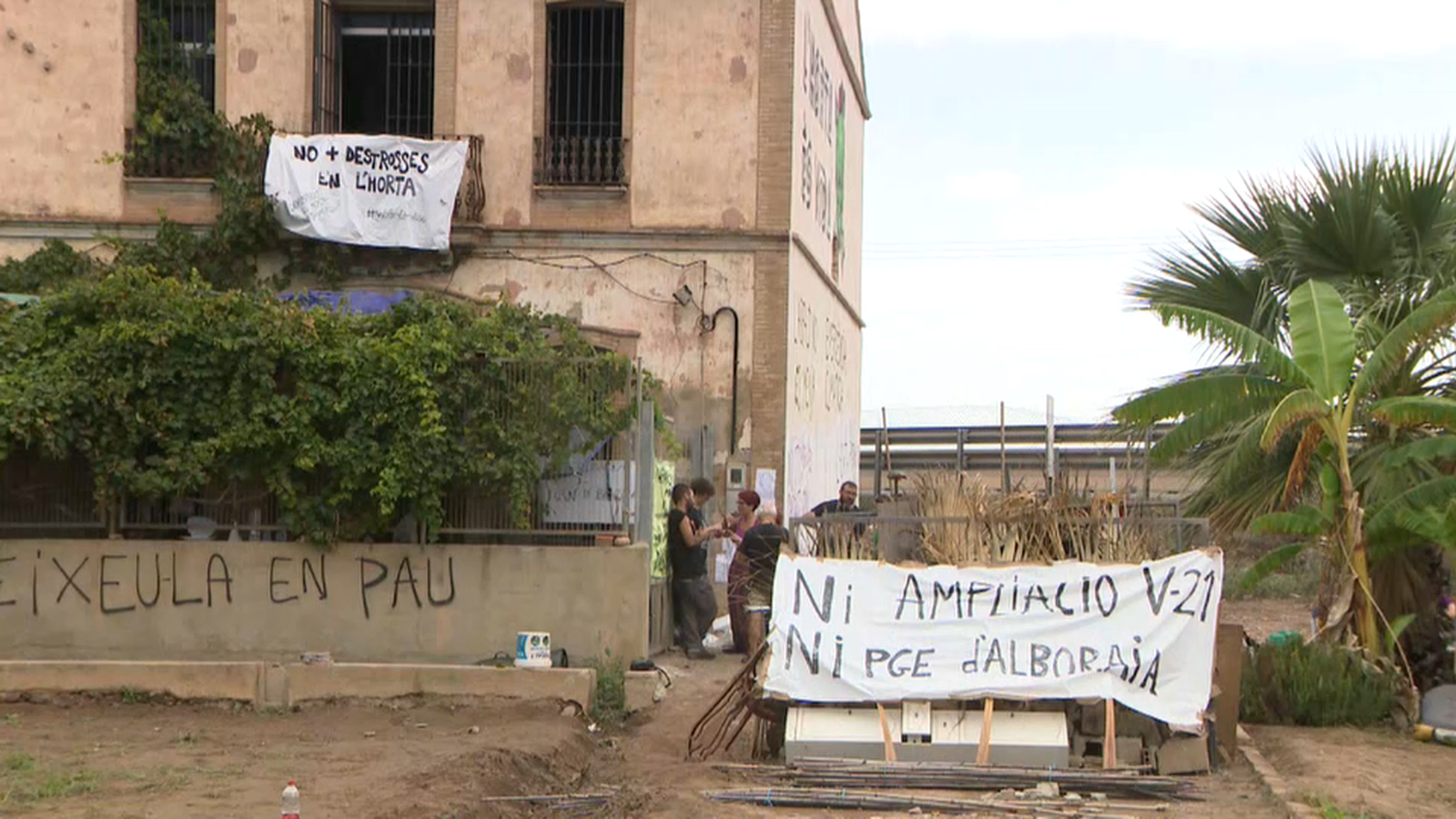 Nova jornada de protestes contra les obres d\'ampliació de la V-21 a Alboraia