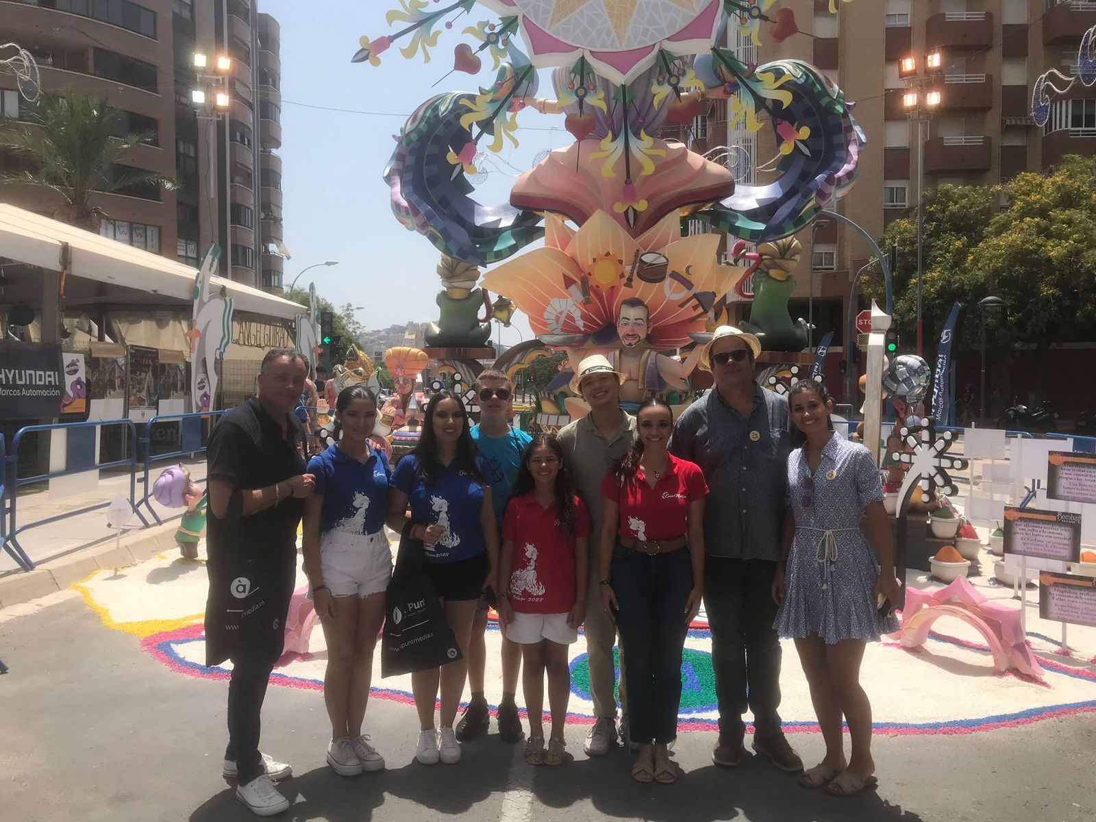 la foguera José Ángel Girao ha guanyat el primer premi a millor foguera dels Premis À Punt 2023