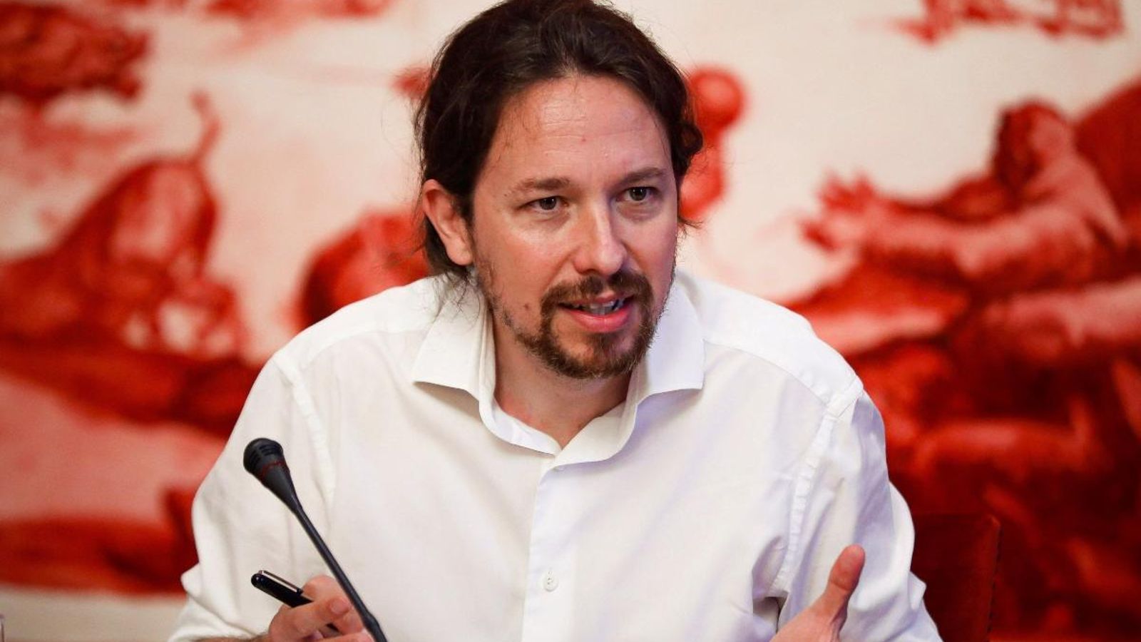 El líder d'Unides Podem, Pablo Iglesias