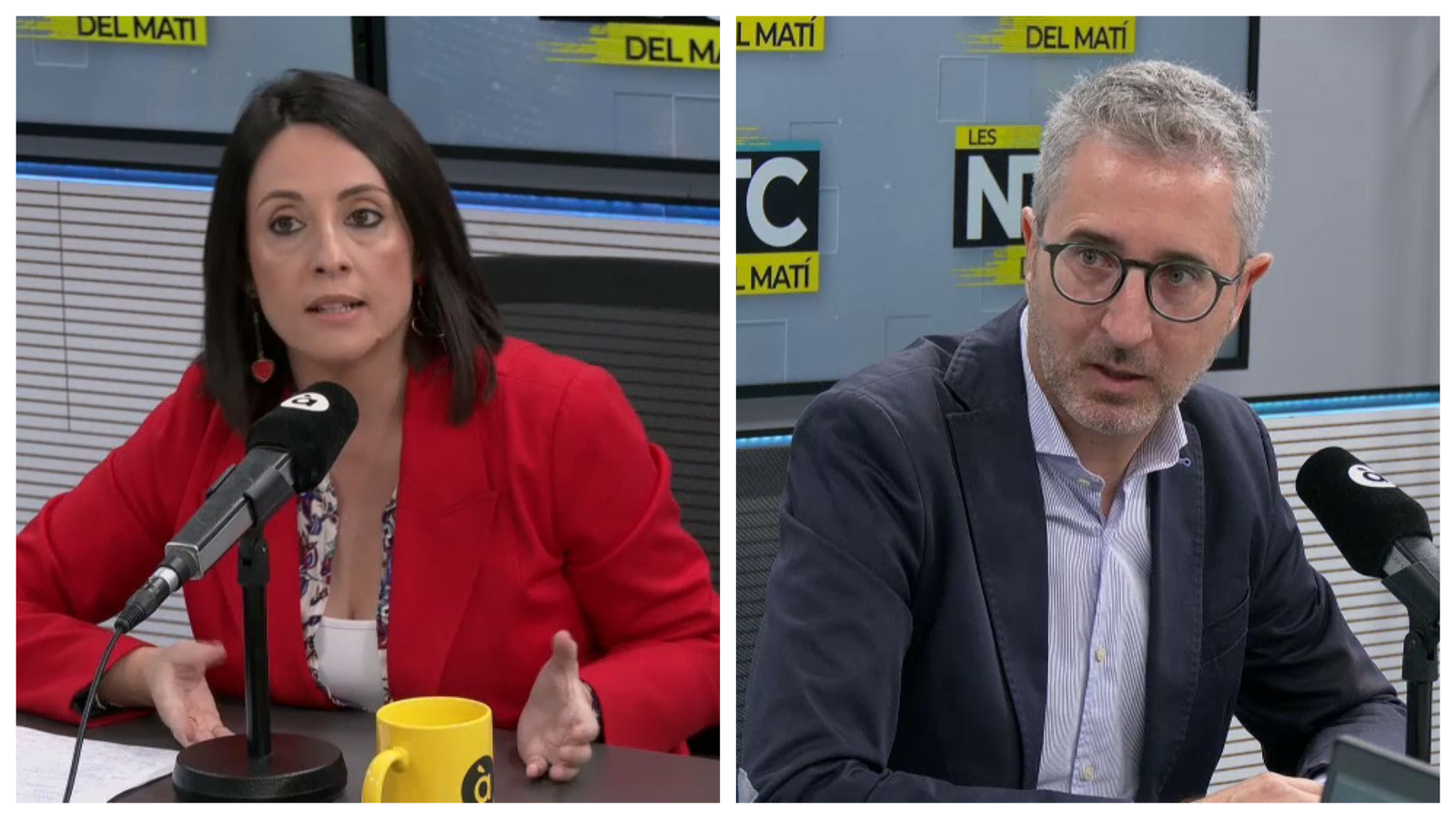 La nova secretaria d'estat d'indústria, Rebeca Torró, i el nou secretari d'estat de Política Territorial, Arcadi España, en imatges d'arxiu