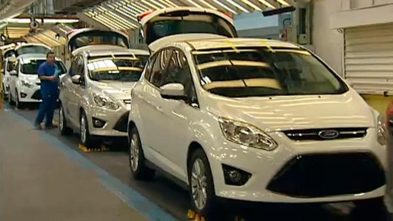 Imatge de la cadena de muntatge d'Almussafes