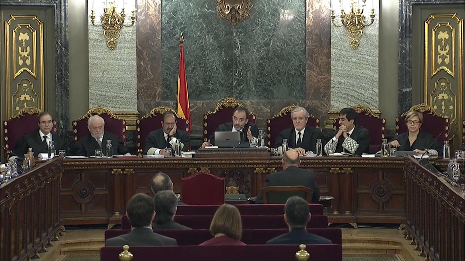 Imatge d'arxiu del juí pel procés independentista.