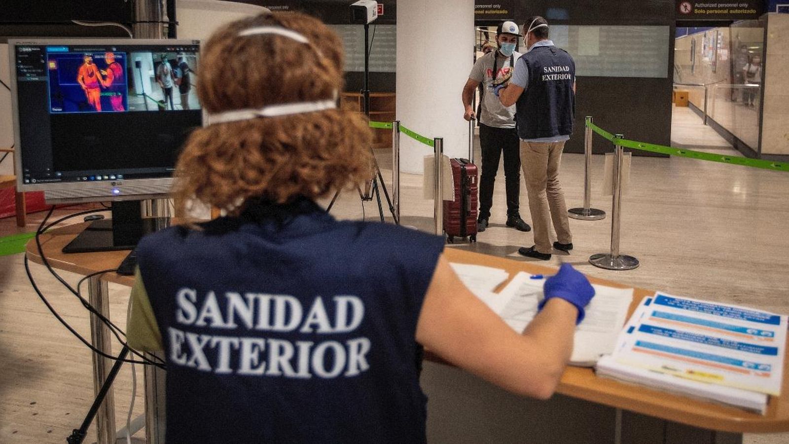 Càmeres tèrmiques i reconeixement visual dels passatgers a l'aeroport San Pablo de Sevilla