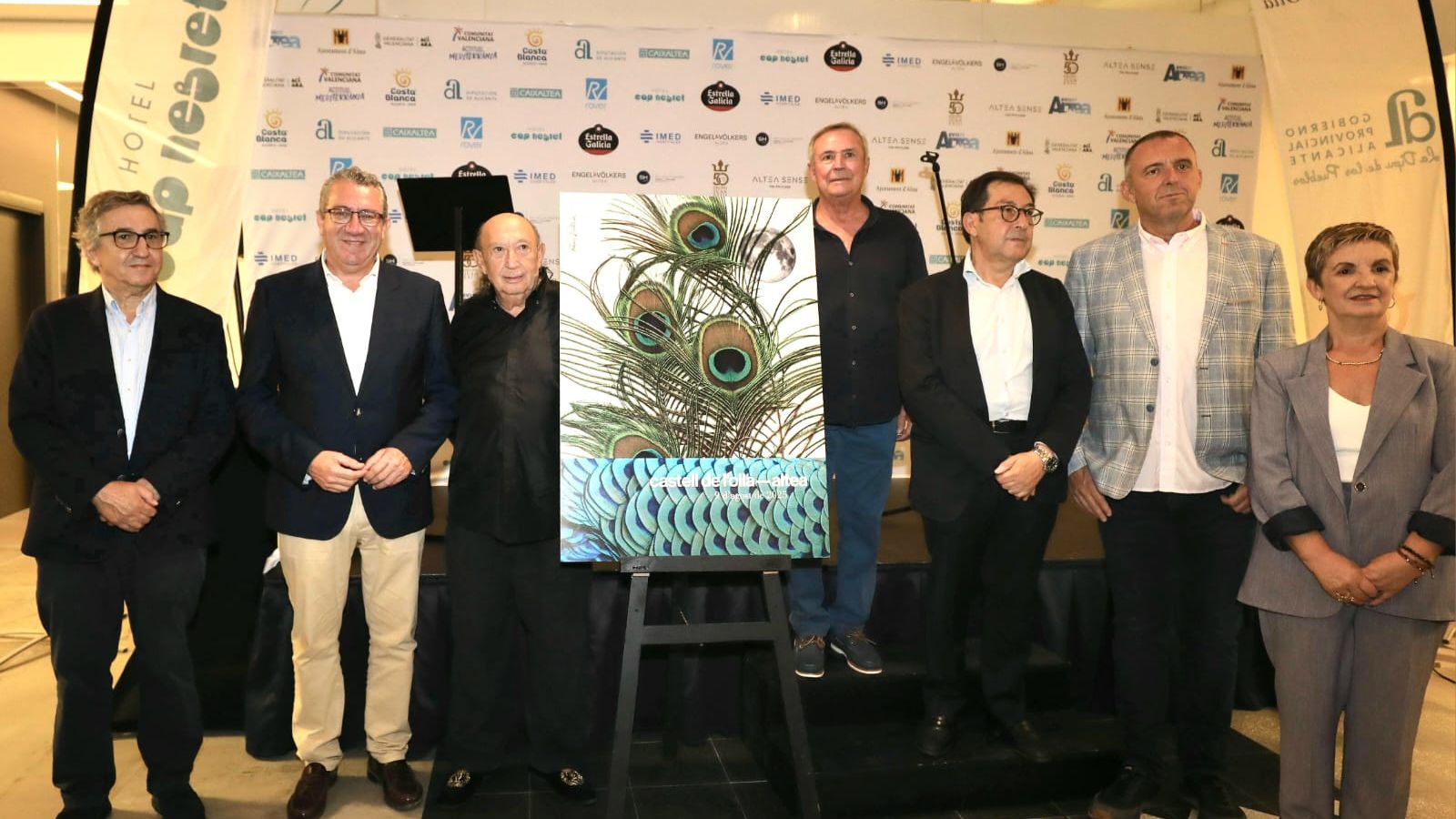 Francis Montesinos i Miquel Nadal homenatgen la bellesa estètica del Castell  de l’Olla d'Altea