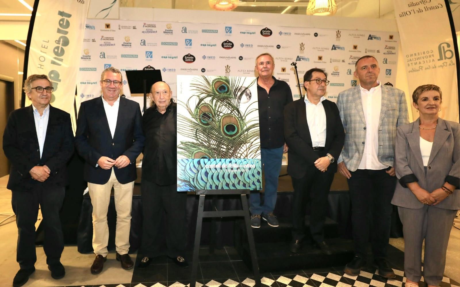 Francis Montesinos i Miquel Nadal homenatgen la bellesa estètica del Castell  de l’Olla d'Altea