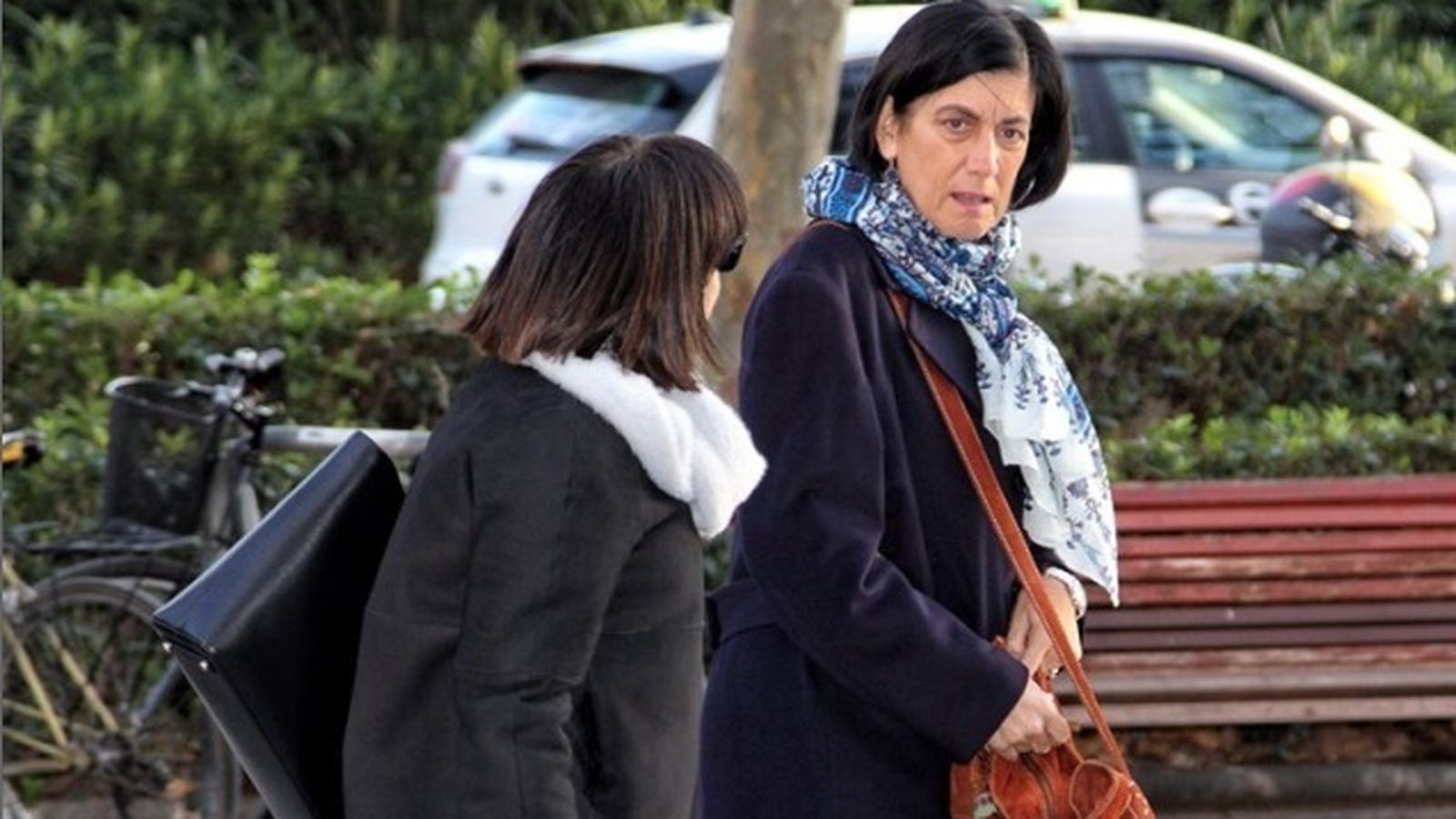 L'exgerent de FGV, Marisa Gracia, a la seua arribada a la ciutat de la Justícia de València