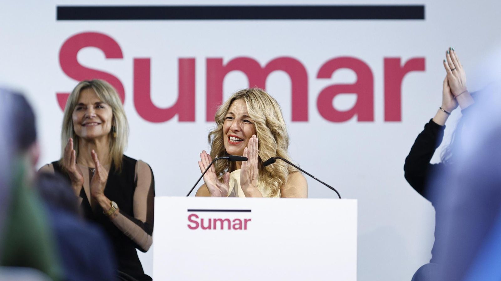 Yolanda Díaz apel·la a la il·lusió en la presentació de Sumar