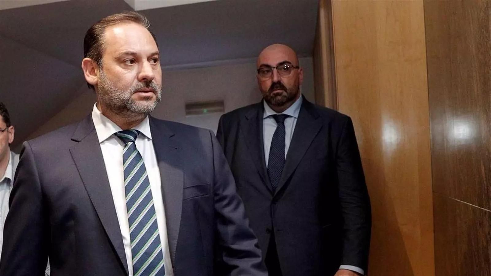 José Luis Ábalos i Koldo García en una imatge d'arxiu