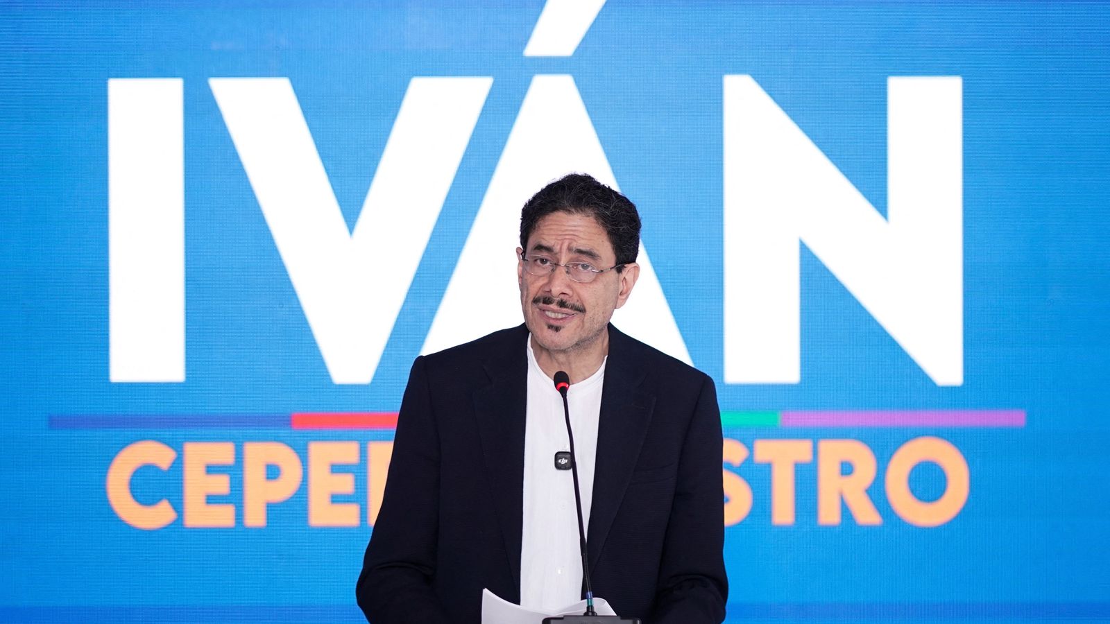 El candidat d'esquerra a les presidencials de Colòmbia, Iván Cepeda (Pacte Històric)