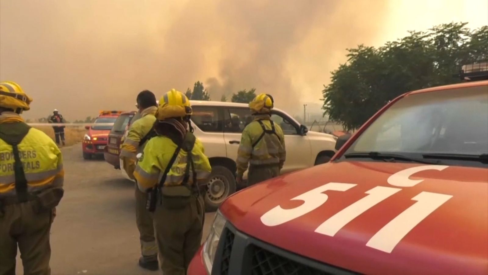 Efectius de la lluita contra incendis a Caudiel