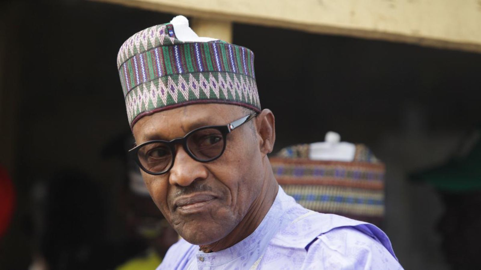 Muhammadu Buhari, el dia de les eleccions